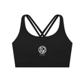 Strappy Criss-Cross Sports Bra (Love)