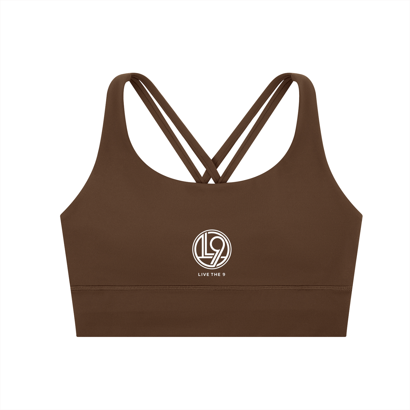 Strappy Criss-Cross Sports Bra (love)