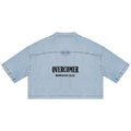 Women's Vintage Wash Boxy Cropped Shirt