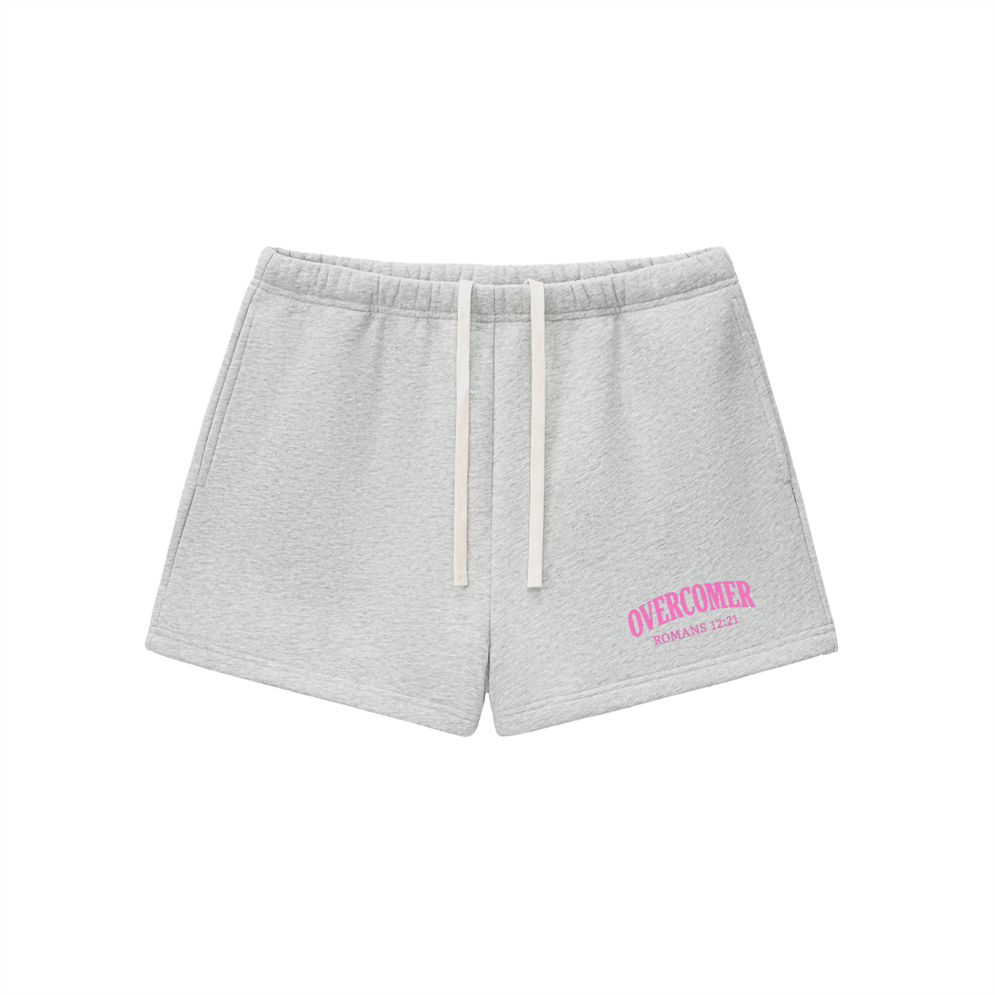 Fleece Drawstring Sweat shorts (overcomer)