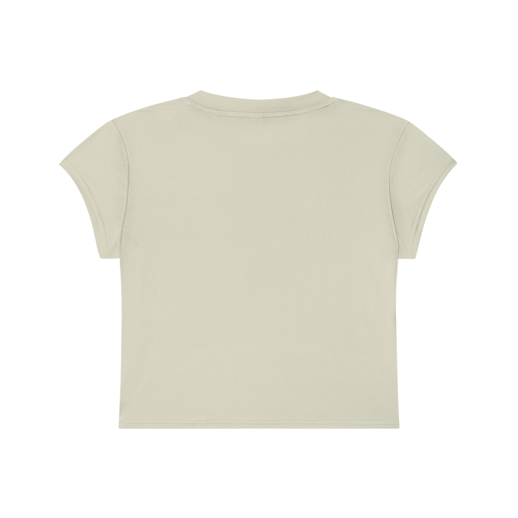Women's Slim-Fit Cropped T-Shirt (Love)