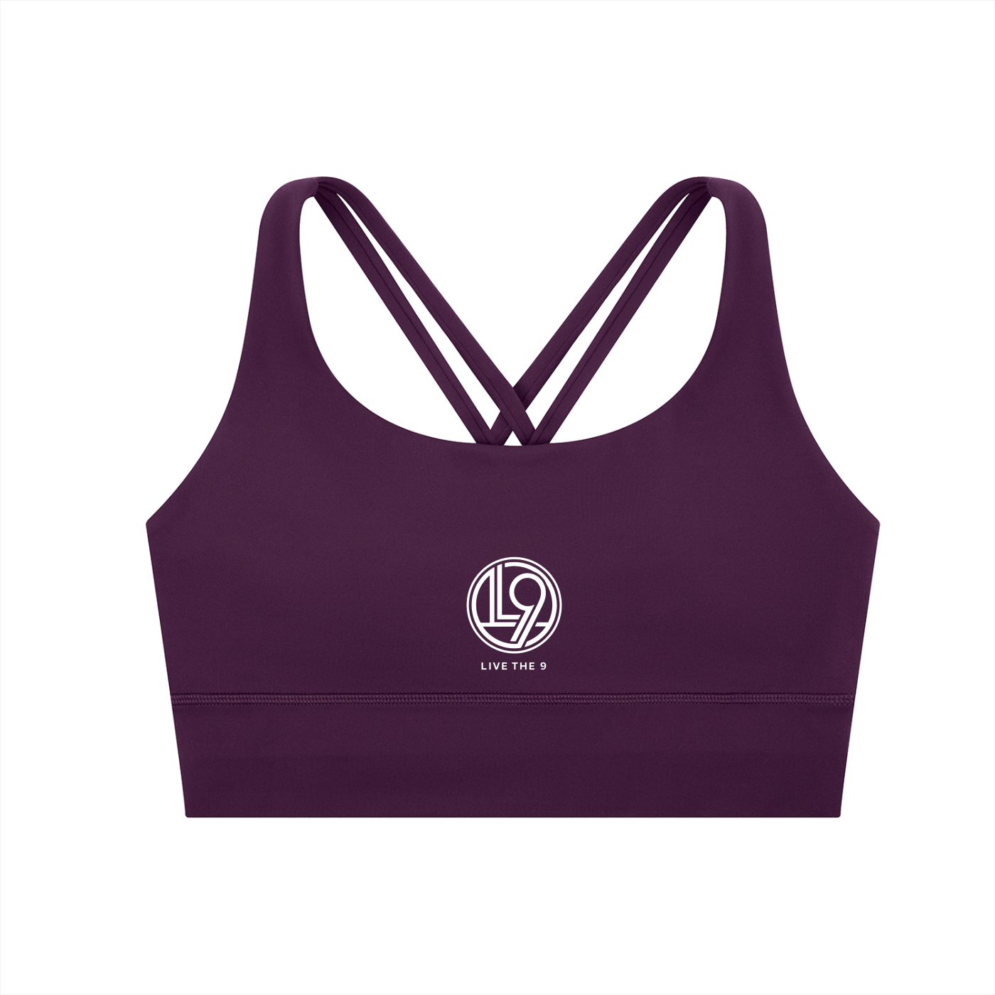 Strappy Criss-Cross Sports Bra (love)