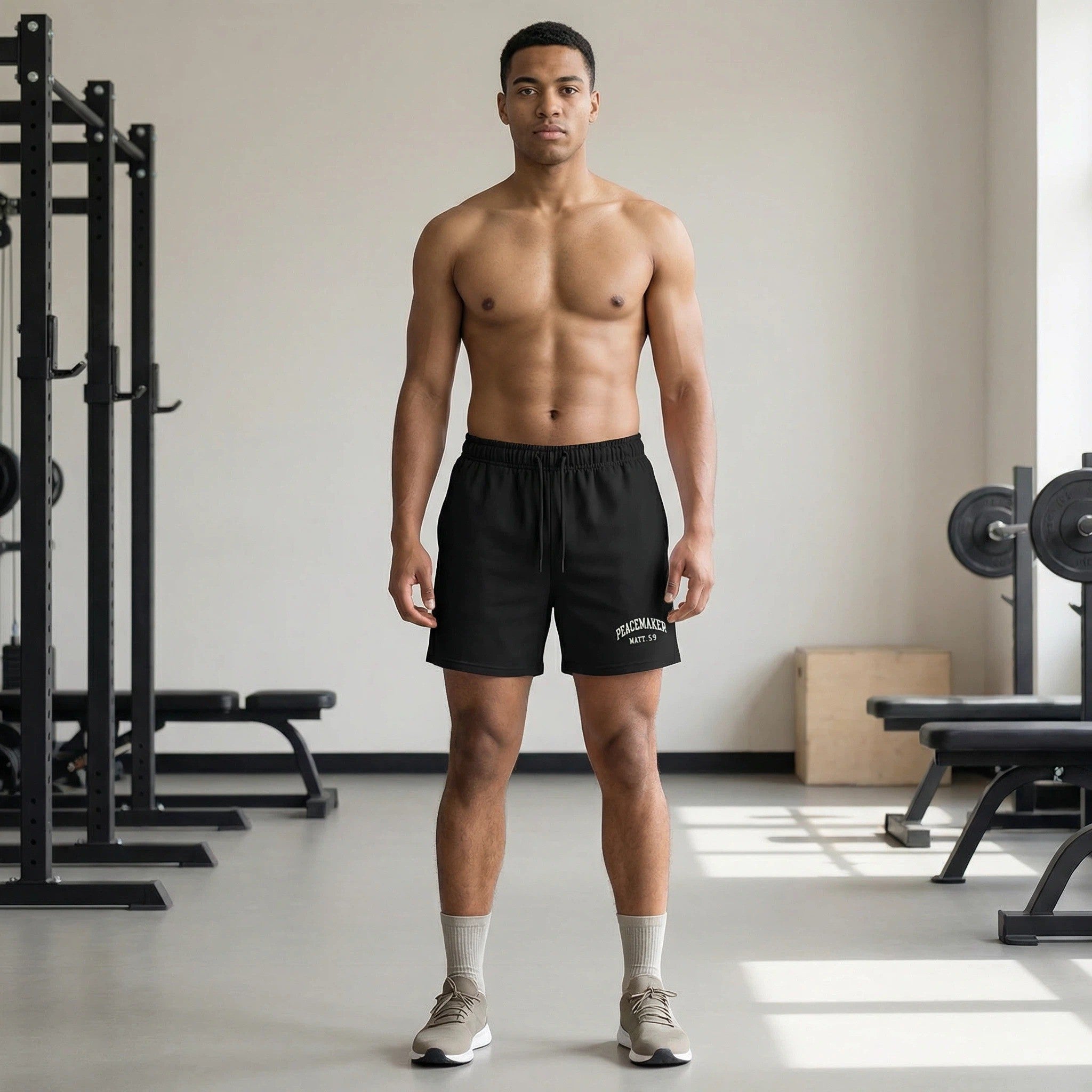 Loose Fit Cotton Shorts (peacemaker)