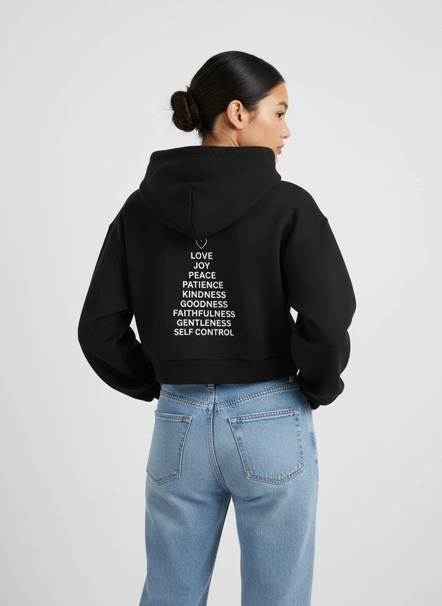 Essential Cropped Hoodie