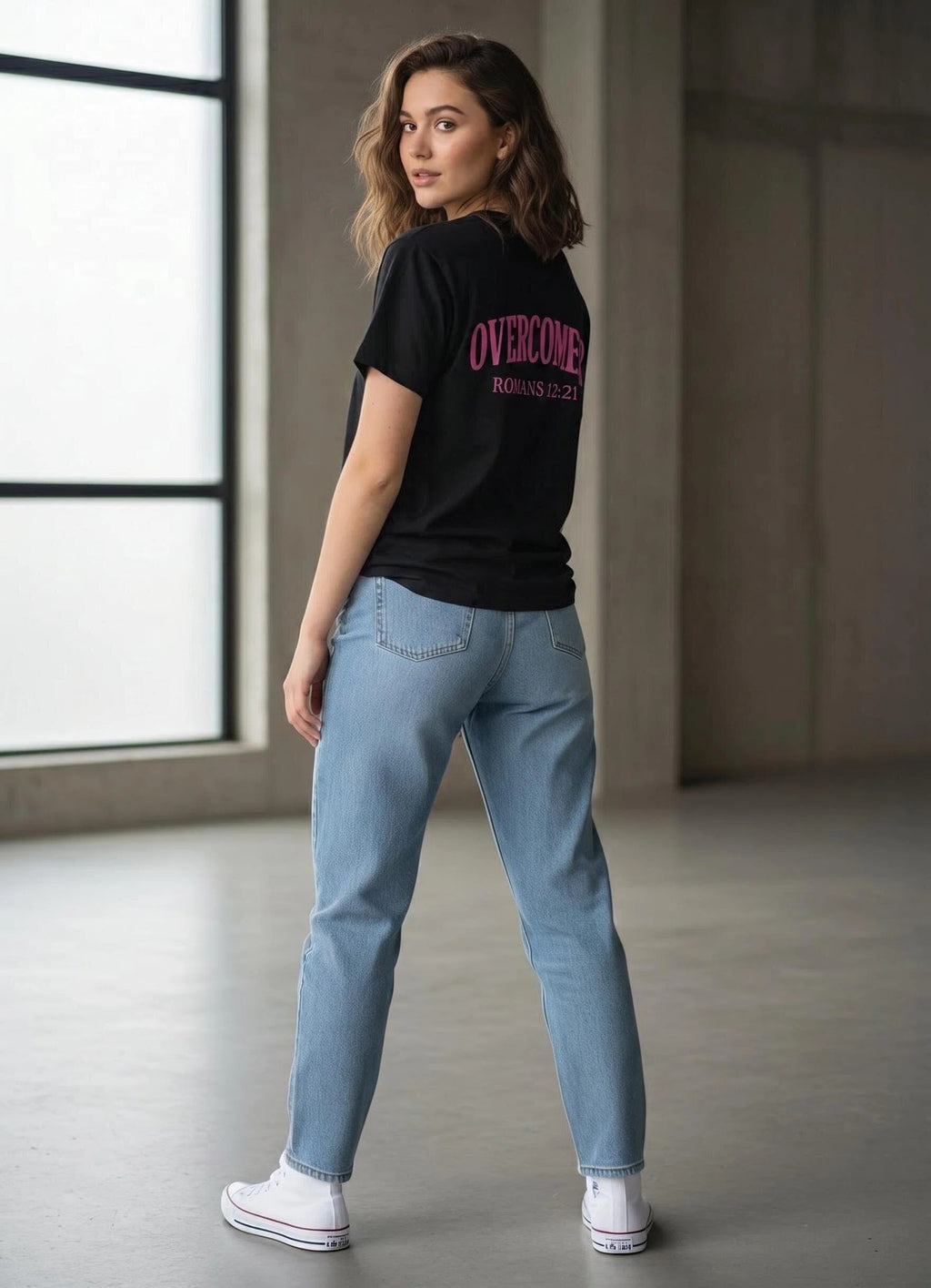 Pure Cotton Unisex T-Shirt (Overcomer)
