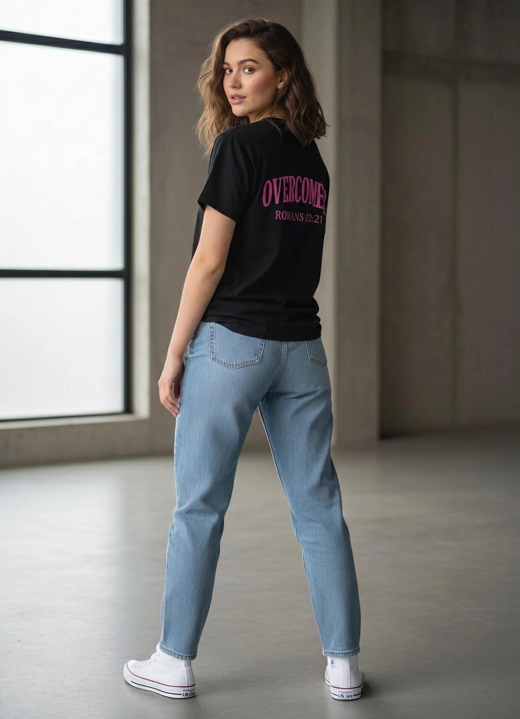 Pure Cotton Unisex T-Shirt (Overcomer)