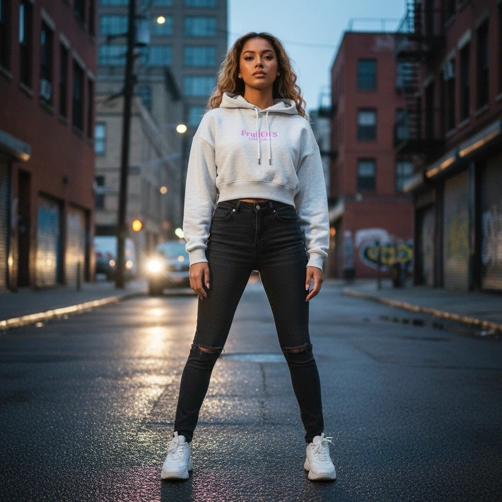 Cropped Hoodie (Overcomer)