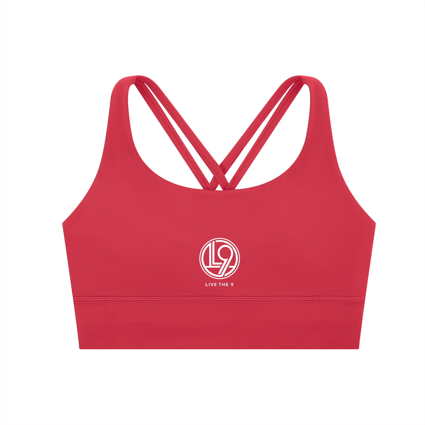 Strappy Criss-Cross Sports Bra (love)