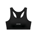 Women's Cropped Sports Bra (Love)